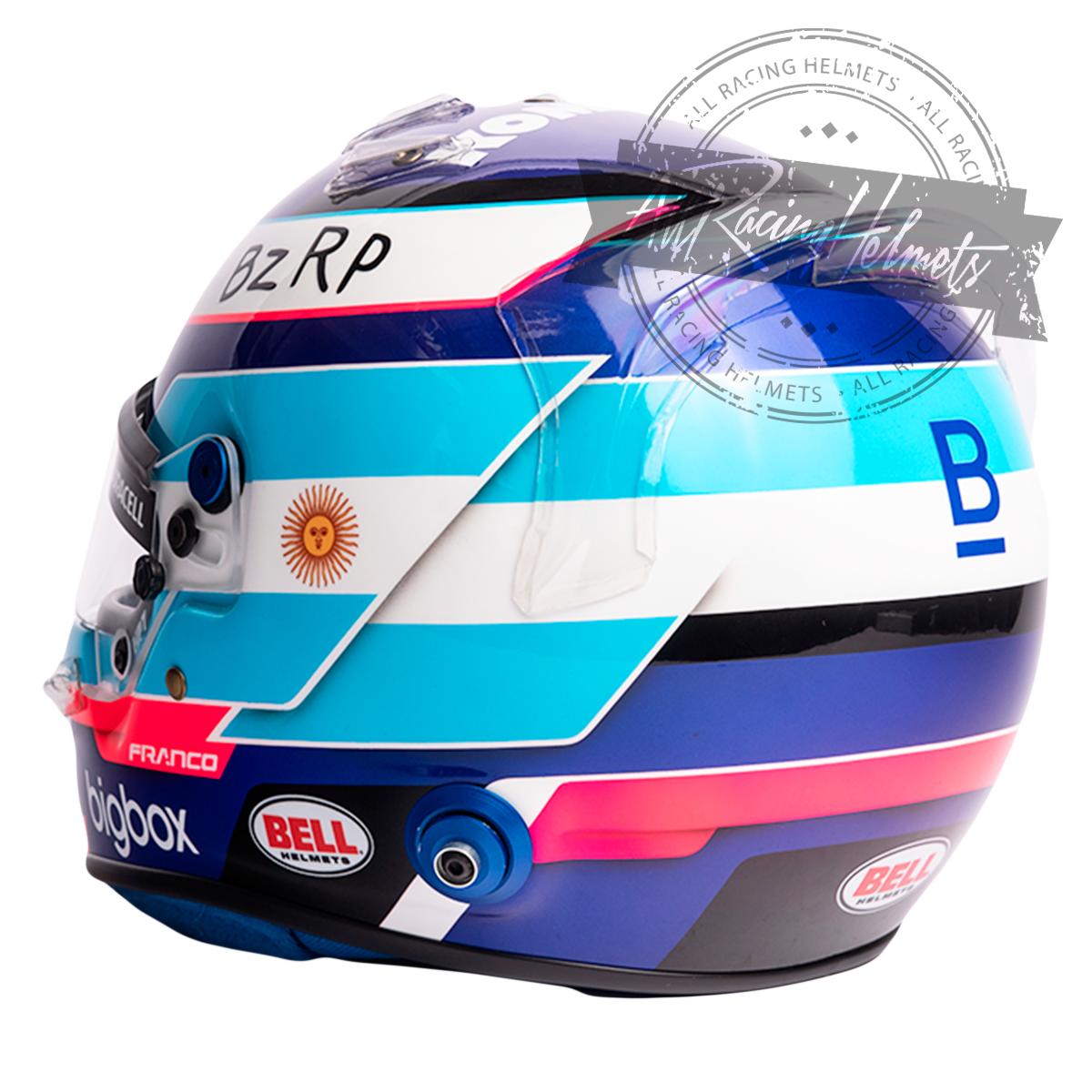 Casque Réplique Franco Colapinto 2024 F1 Échelle 1:1