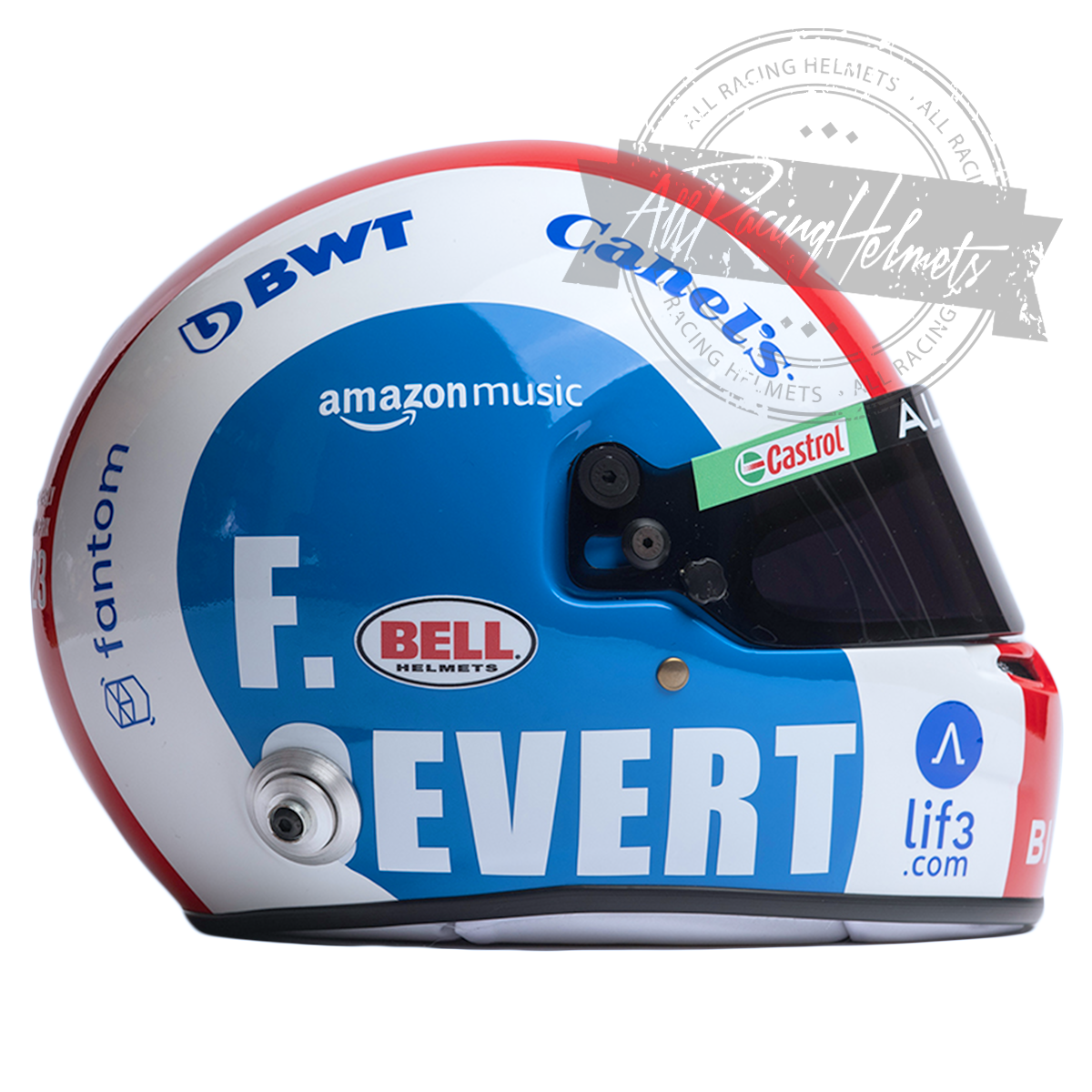 Casque Réplique F1 Pierre Gasly 2023 GP Austin Échelle 1:1