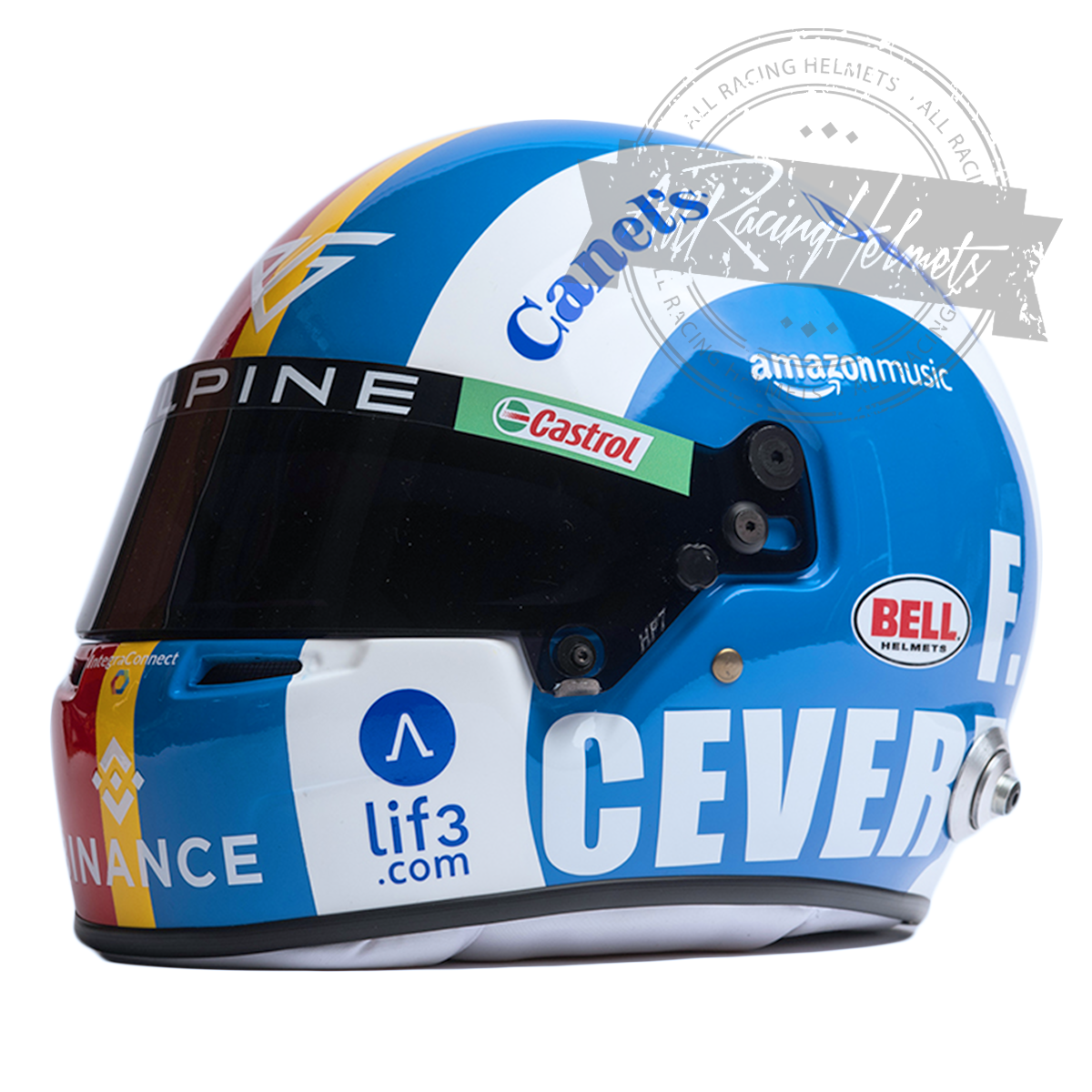Casque Réplique F1 Pierre Gasly 2023 GP Austin Échelle 1:1