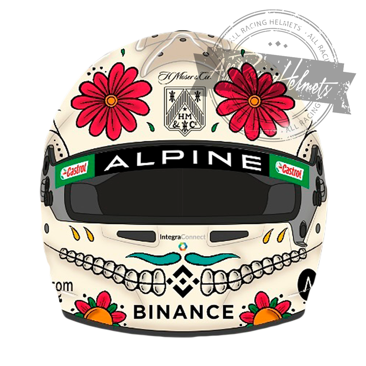 Pierre Gasly 2024 Mexico GP F1 Replica Helmet 1:1 Scale