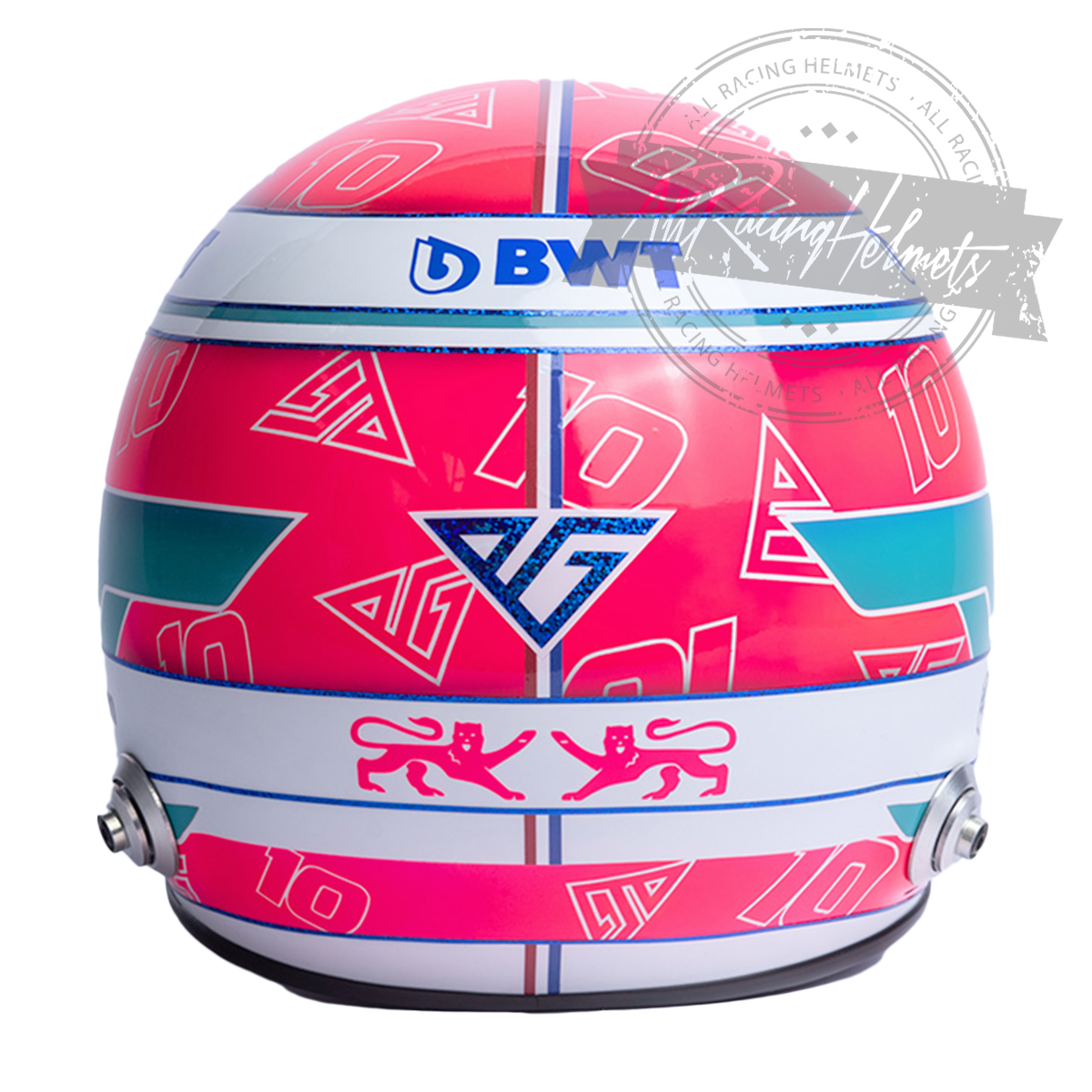 Casque réplique F1 Pierre Gasly 2023 GP Miami à l'échelle 1:1
