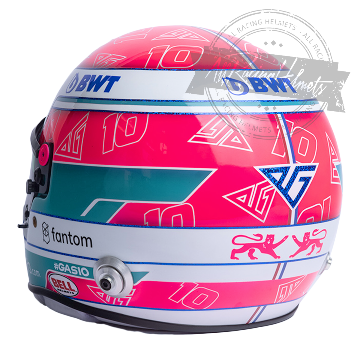 Casque réplique F1 Pierre Gasly 2023 GP Miami à l'échelle 1:1