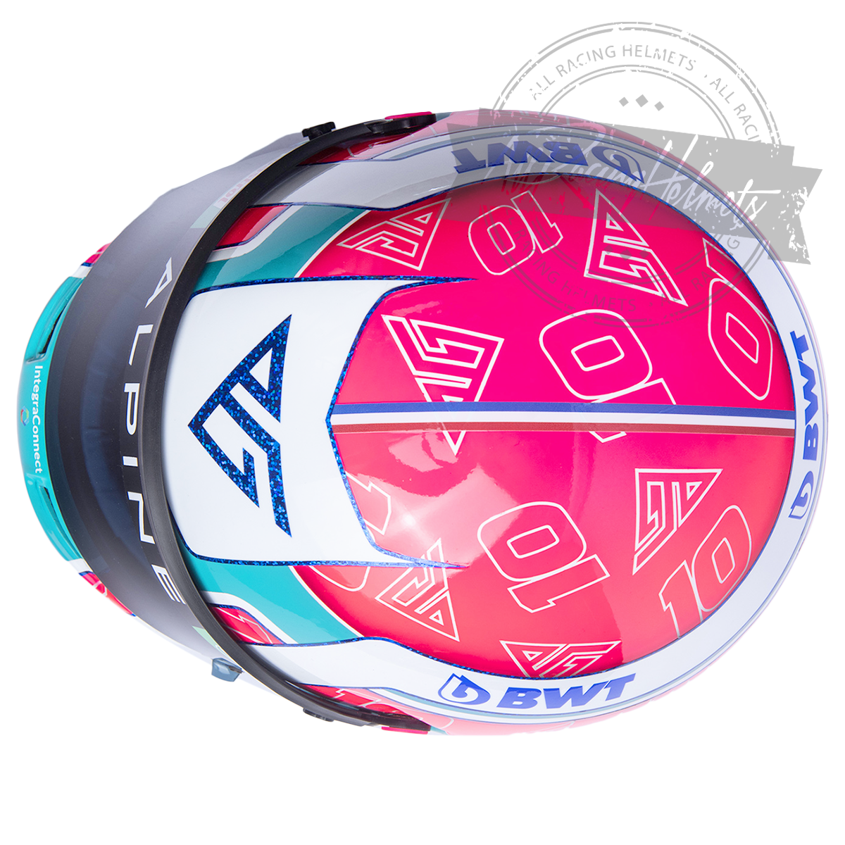 Casque réplique F1 Pierre Gasly 2023 GP Miami à l'échelle 1:1