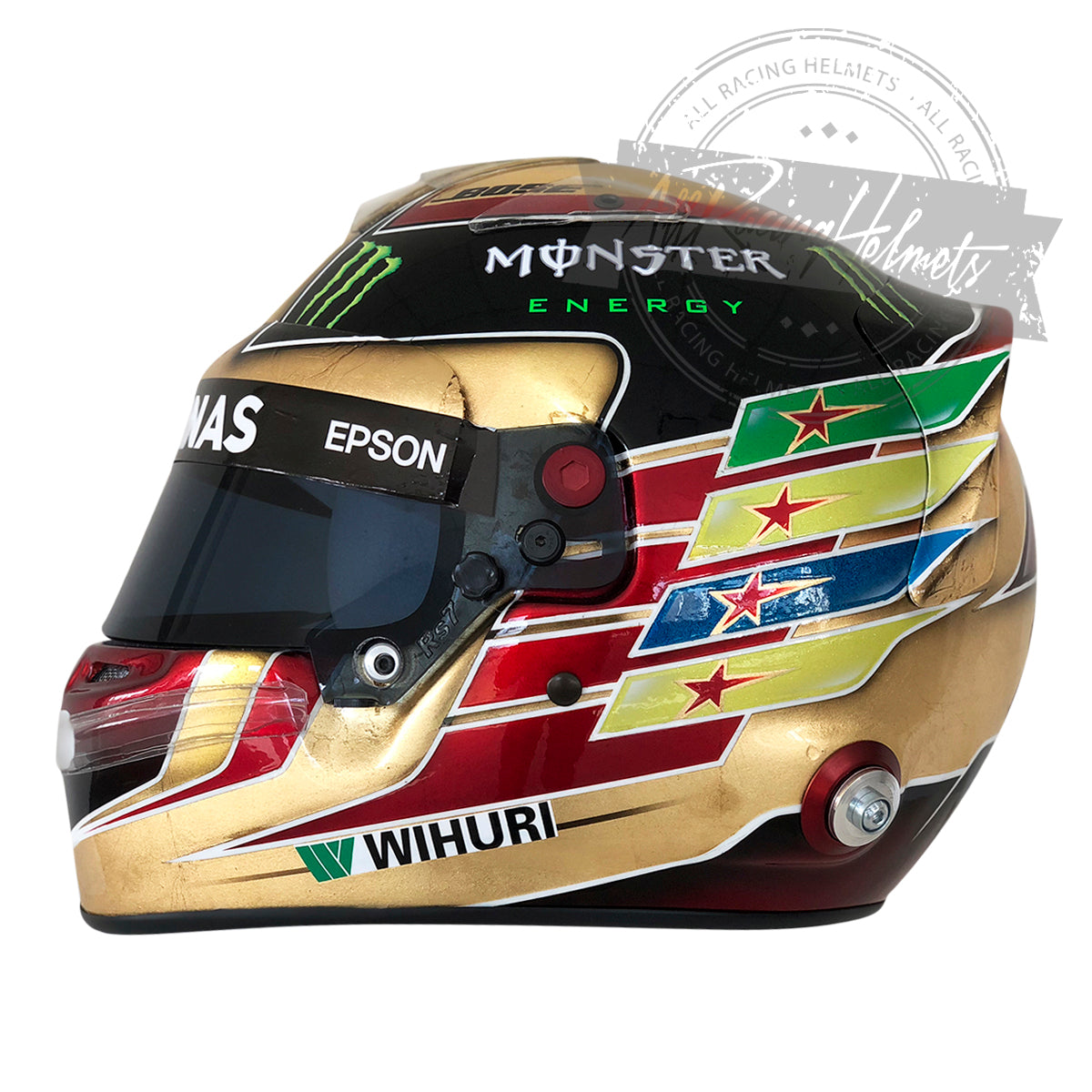 Lewis Hamilton 2017 Abu Dhabi GP F1 Replica Helmet 1:1 Scale