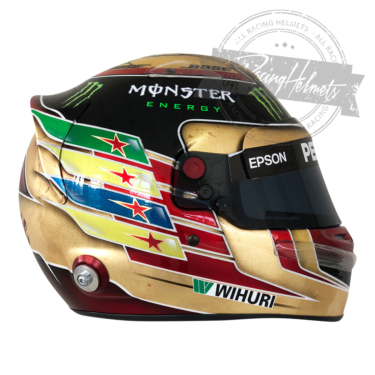 Lewis Hamilton 2017 Abu Dhabi GP F1 Replica Helmet 1:1 Scale