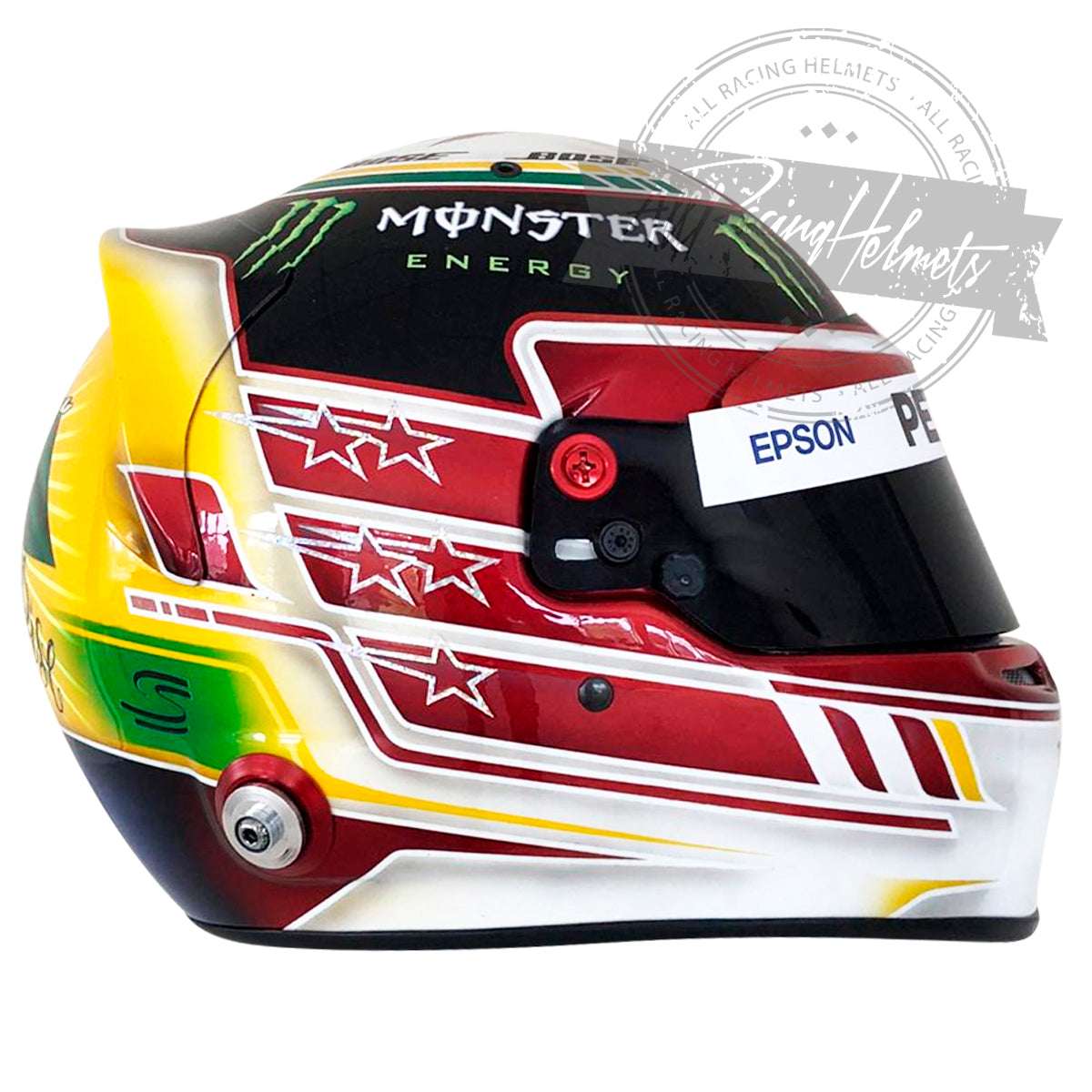 Lewis Hamilton 2018 Brazil GP F1 Replica Helmet 1:1 Scale