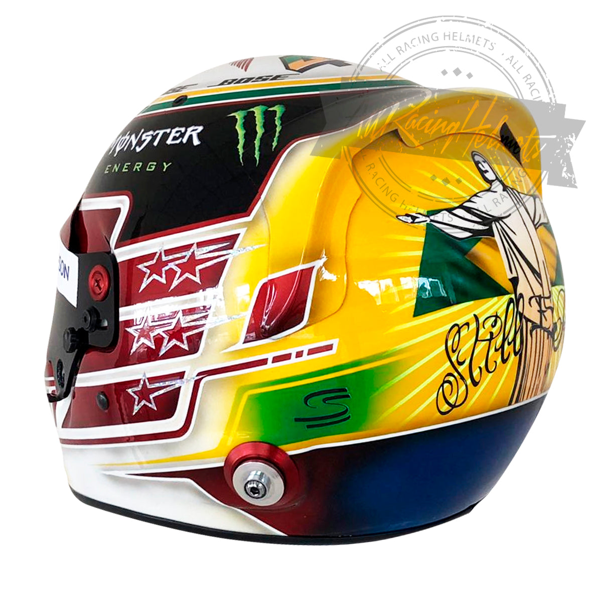Lewis Hamilton 2018 Brazil GP F1 Replica Helmet 1:1 Scale