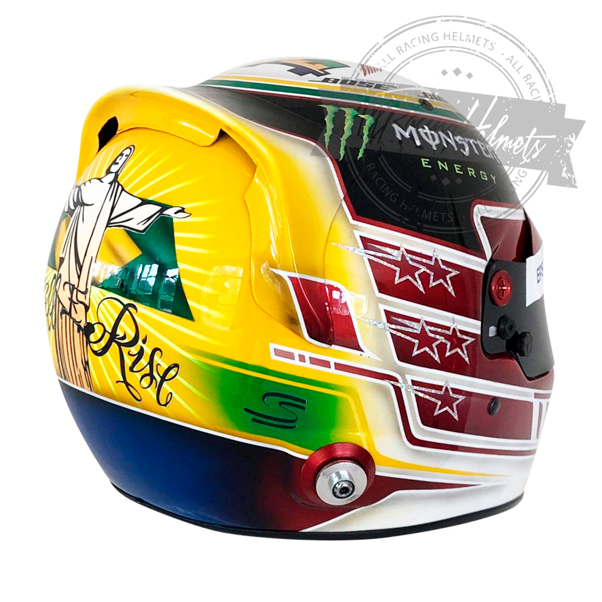 Lewis Hamilton 2018 Brazil GP F1 Replica Helmet 1:1 Scale