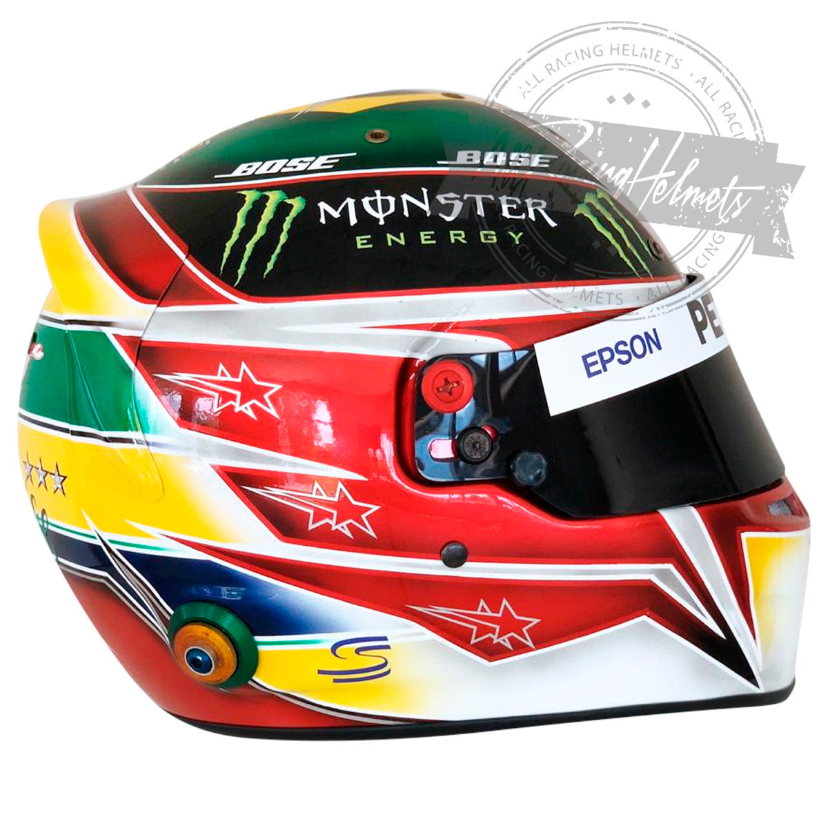 Lewis Hamilton 2019 Brazil GP F1 Replica Helmet 1:1 Scale