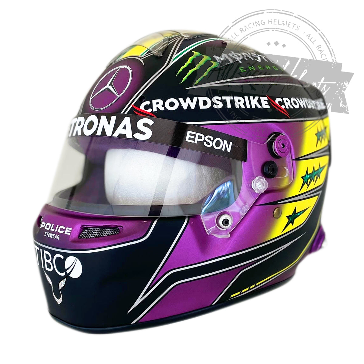 Casco Réplica Lewis Hamilton F1 2021 Escala 1:1