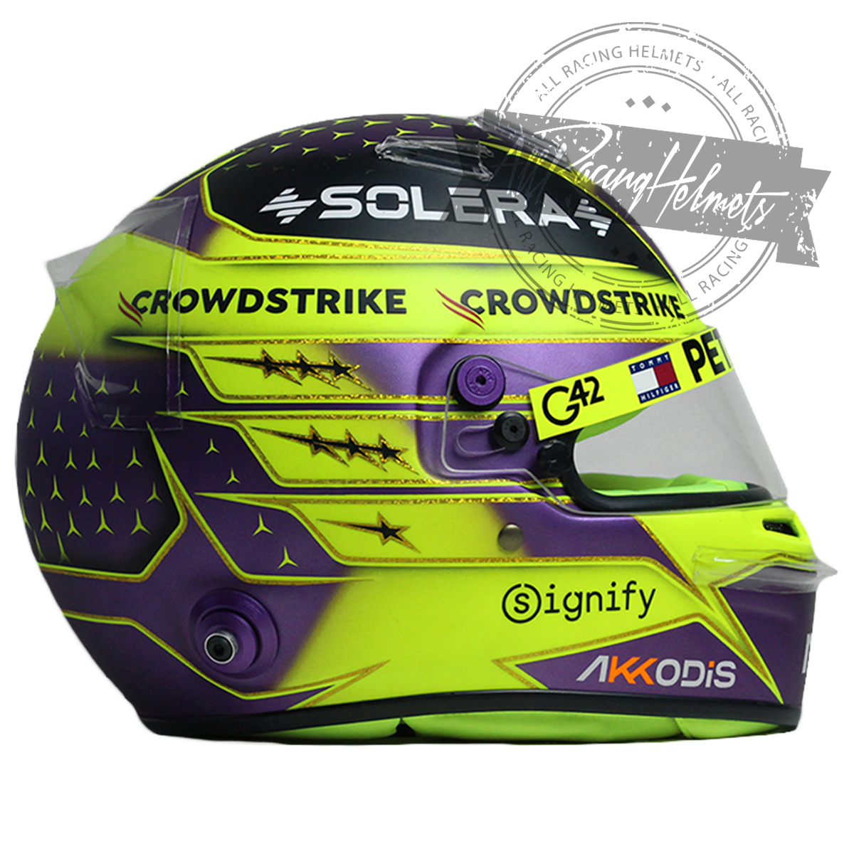Lewis Hamilton 2024 Abu Dhabi F1 Replica Helmet | Full Scale 1:1