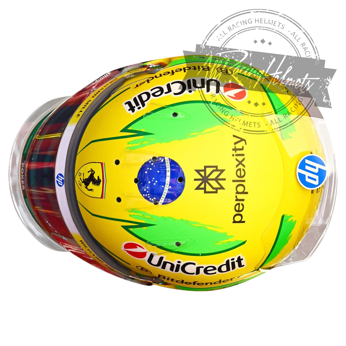 Lewis Hamilton 2025 Brazilian Grand Prix F1 Replica Helmet 1:1 Scale