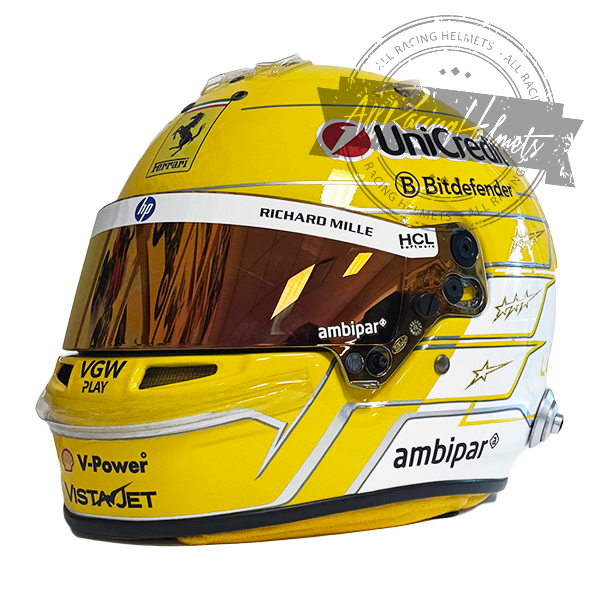 Lewis Hamilton 2025 Monza Grand Prix F1 Replica Helmet 1:1 Scale