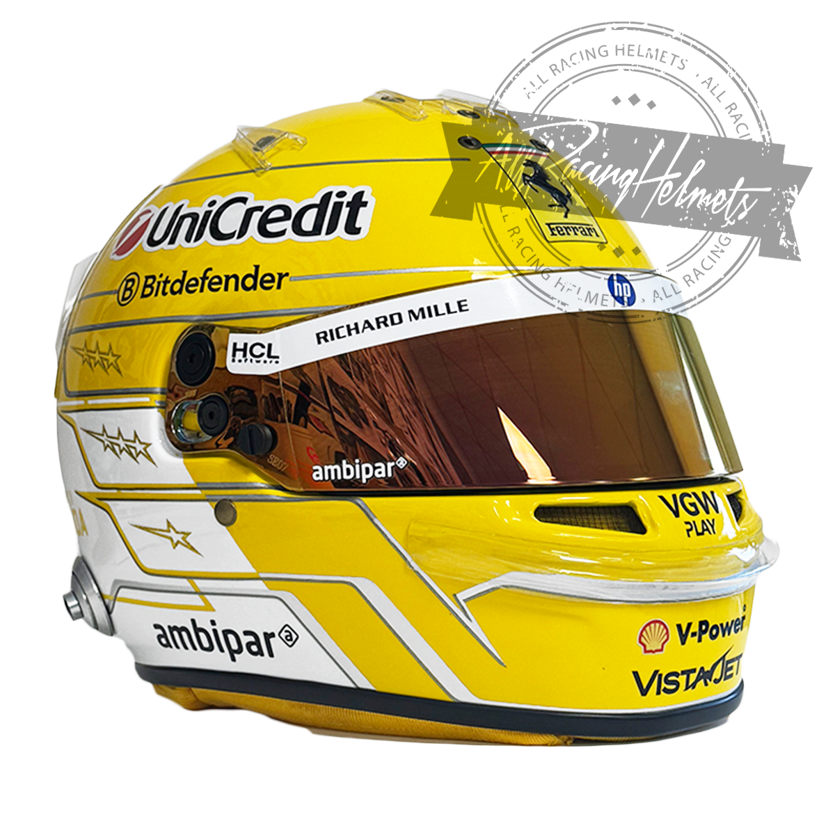 Lewis Hamilton 2025 Monza Grand Prix F1 Replica Helmet 1:1 Scale
