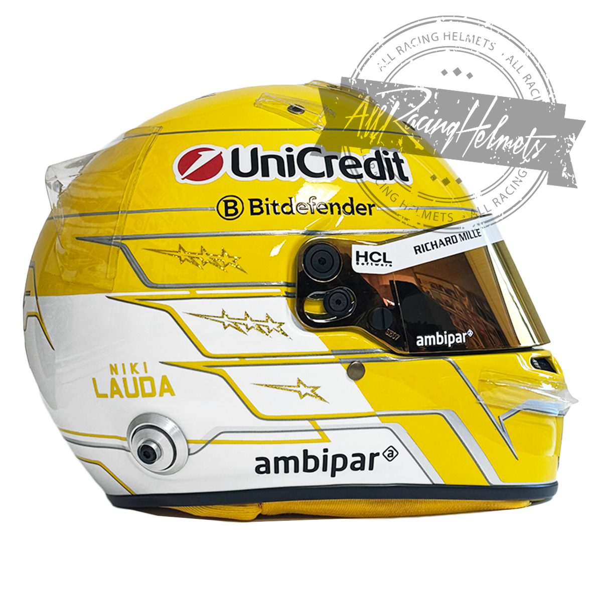 Lewis Hamilton 2025 Monza Grand Prix F1 Replica Helmet 1:1 Scale