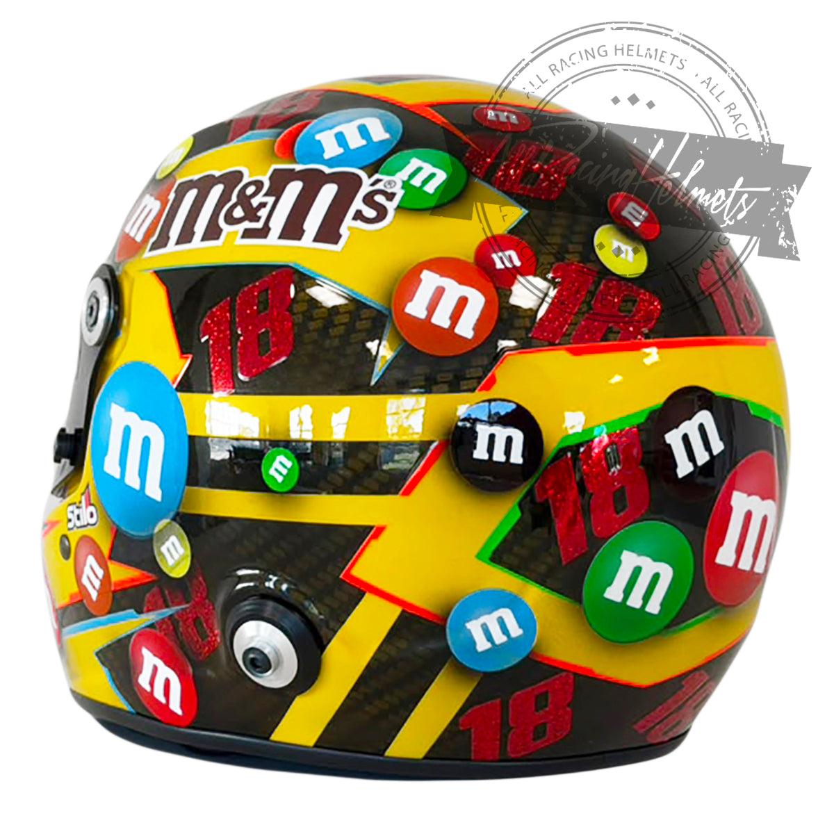Kyle Busch Toyota #18 NASCAR Replica Helmet Scale 1:1