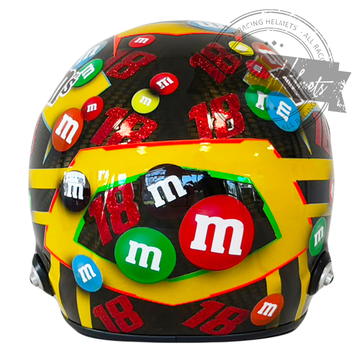 Kyle Busch Toyota #18 NASCAR Replica Helmet Scale 1:1