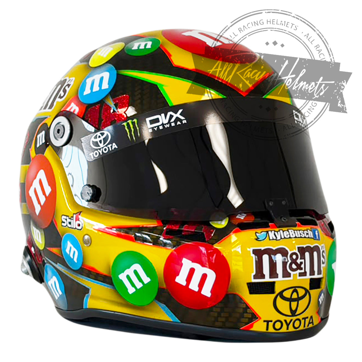 Kyle Busch Toyota #18 NASCAR Replica Helmet Scale 1:1