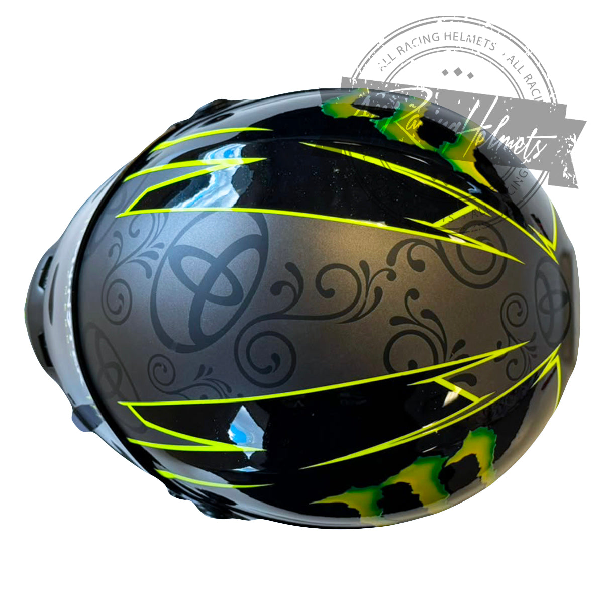 Casque réplique NASCAR Kyle Busch Toyota Monster #54 à l'échelle 1:1