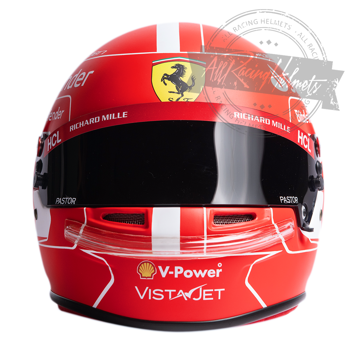 Casque réplique Charles Leclerc F1 2023 à l'échelle 1:1