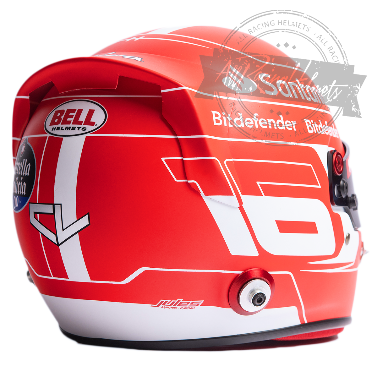Casque réplique Charles Leclerc F1 2023 à l'échelle 1:1