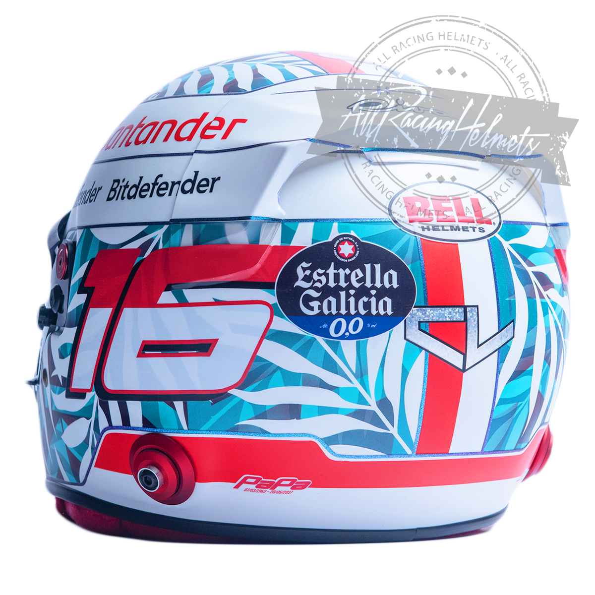 Charles Leclerc 2023 Miami GP F1 Replica Helmet 1:1 Scale
