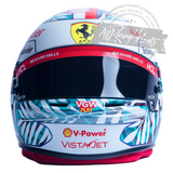 Charles Leclerc 2023 Miami Grand Prix F1 Replica Helmet Scale 1:1