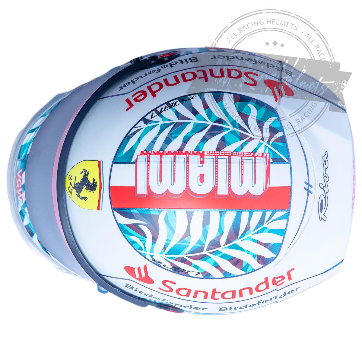 Charles Leclerc 2023 Miami GP F1 Replica Helmet 1:1 Scale
