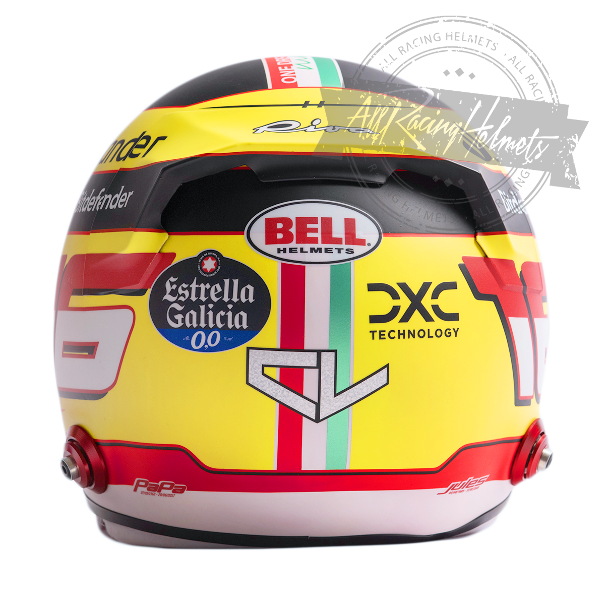 Casque Charles Leclerc 2023 Monza GP F1 Réplique Échelle 1:1