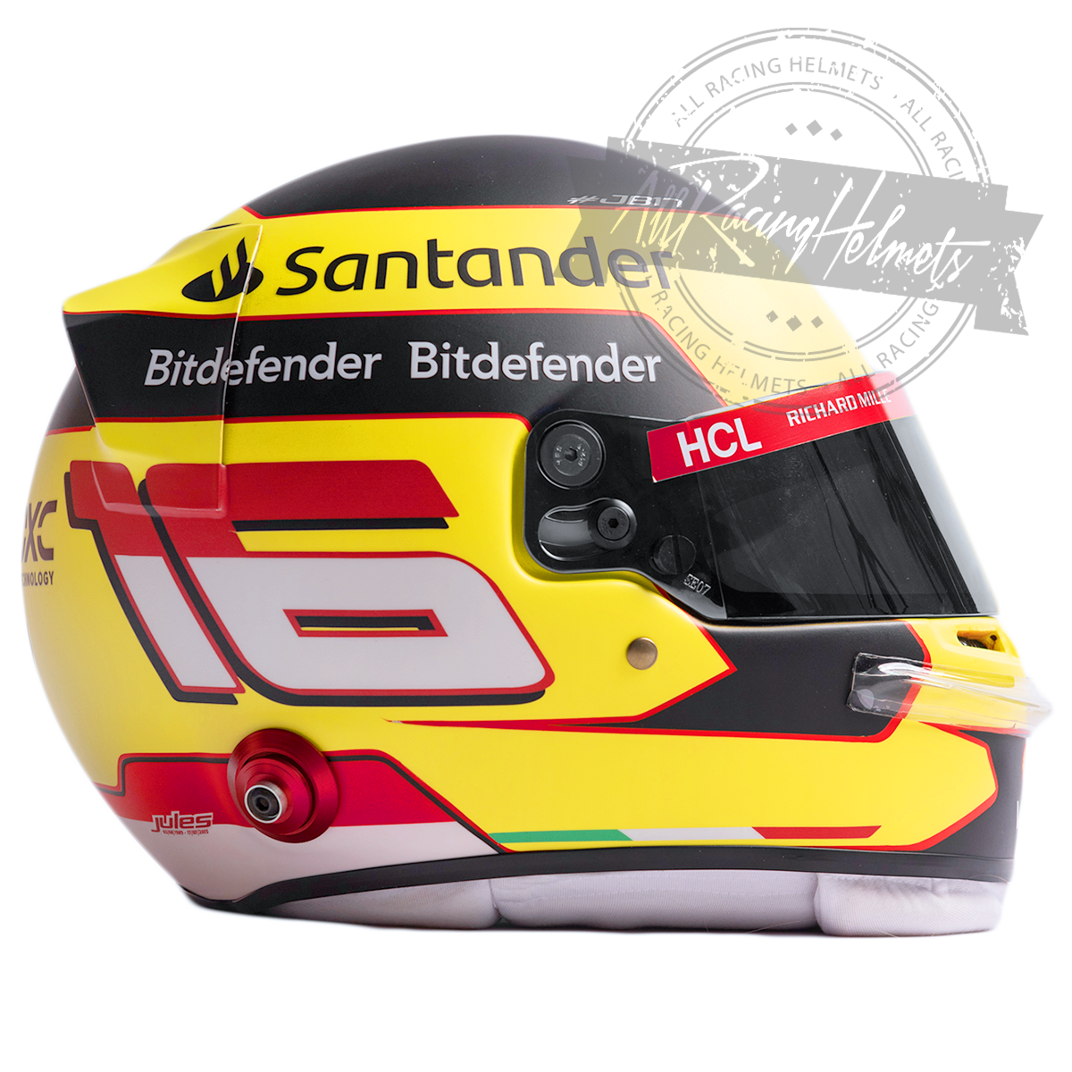Casque Charles Leclerc 2023 Monza GP F1 Réplique Échelle 1:1