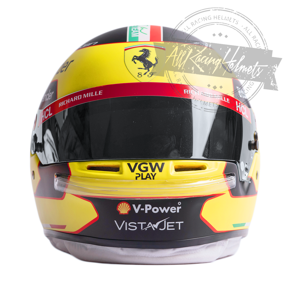 Casque Charles Leclerc 2023 Monza GP F1 Réplique Échelle 1:1