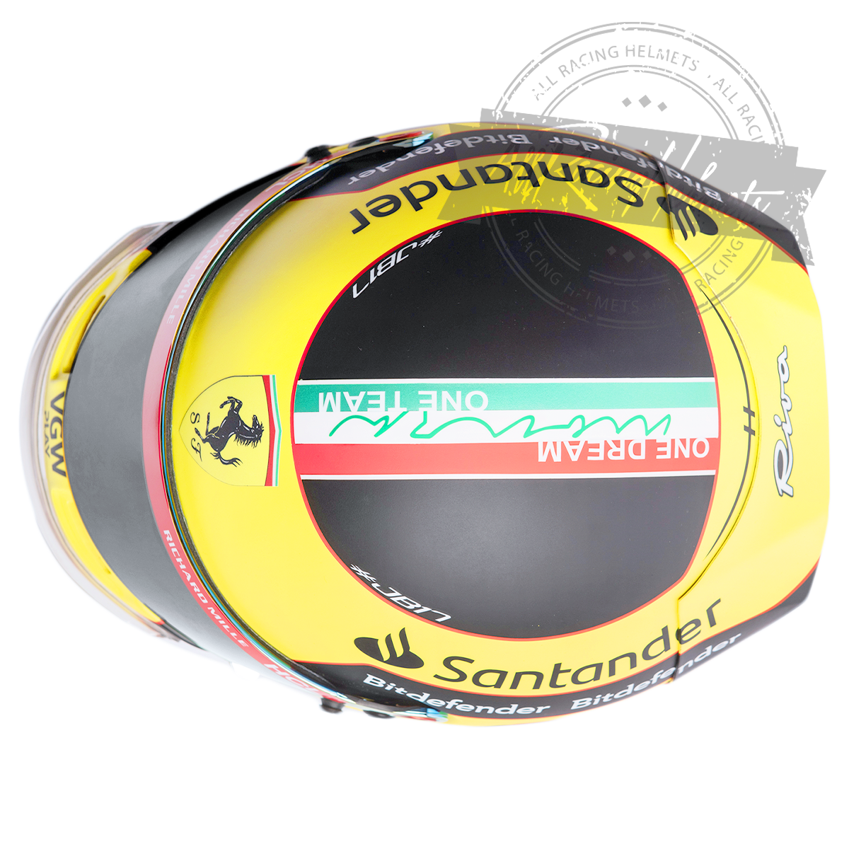 Casque Charles Leclerc 2023 Monza GP F1 Réplique Échelle 1:1