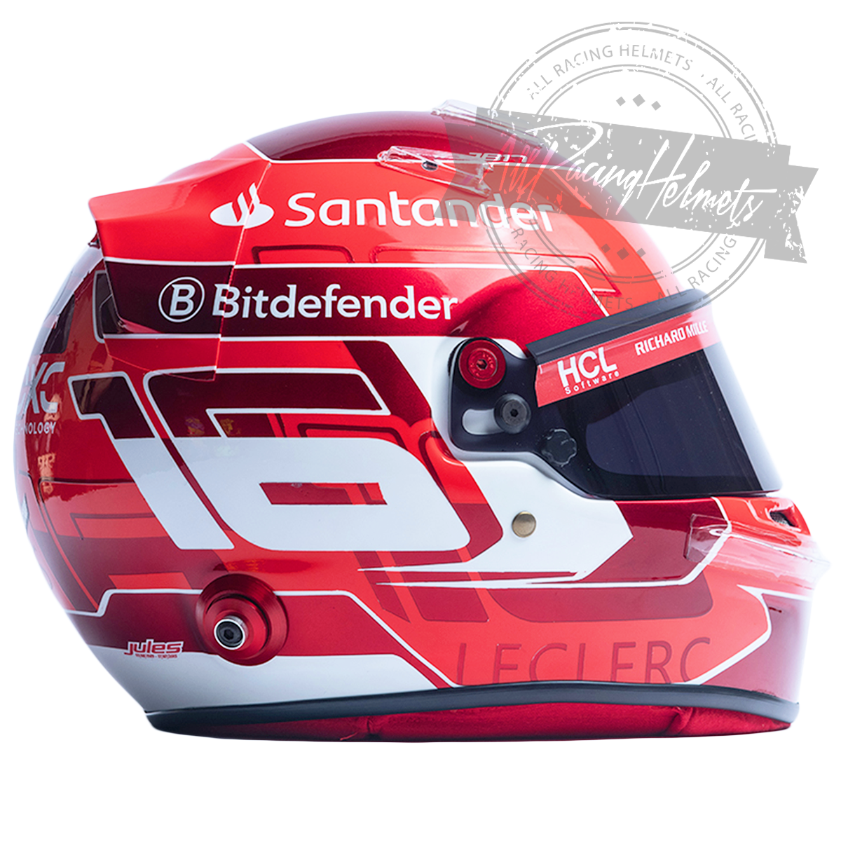 Charles Leclerc 2024 F1 Replica Helmet 1:1 Scale
