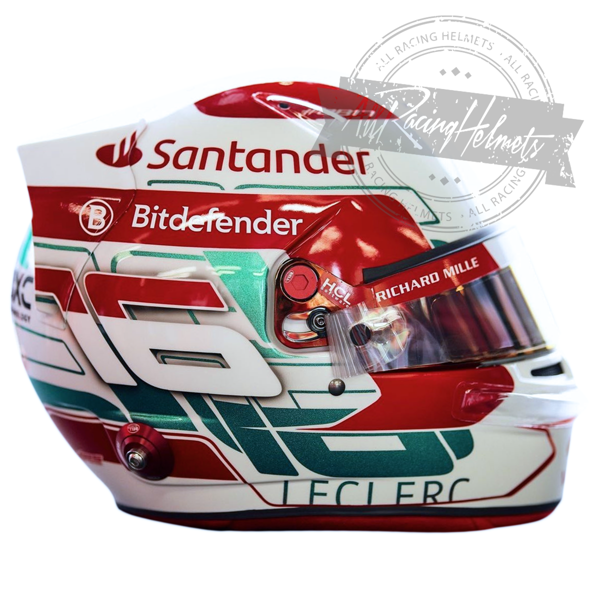 Charles Leclerc 2024 F1 Imola GP F1 Replica Helmet 1:1 Scale