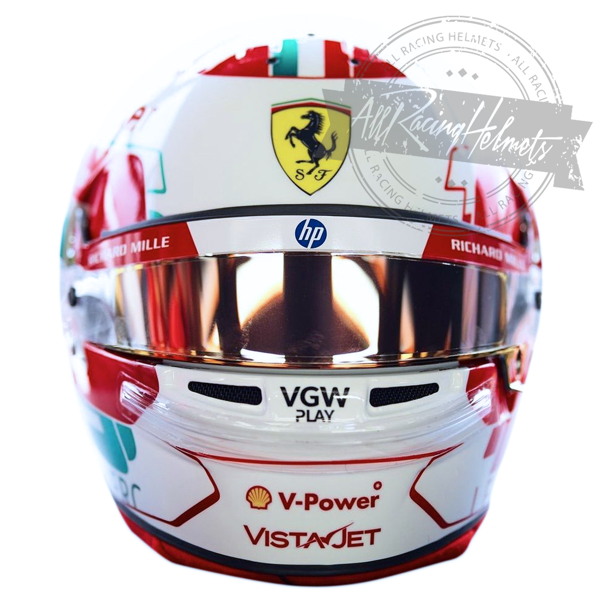 Charles Leclerc 2024 F1 Imola GP F1 Replica Helmet 1:1 Scale