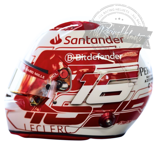 Casque Réplique Charles Leclerc 2024 F1 GP Imola F1 Échelle 1:1