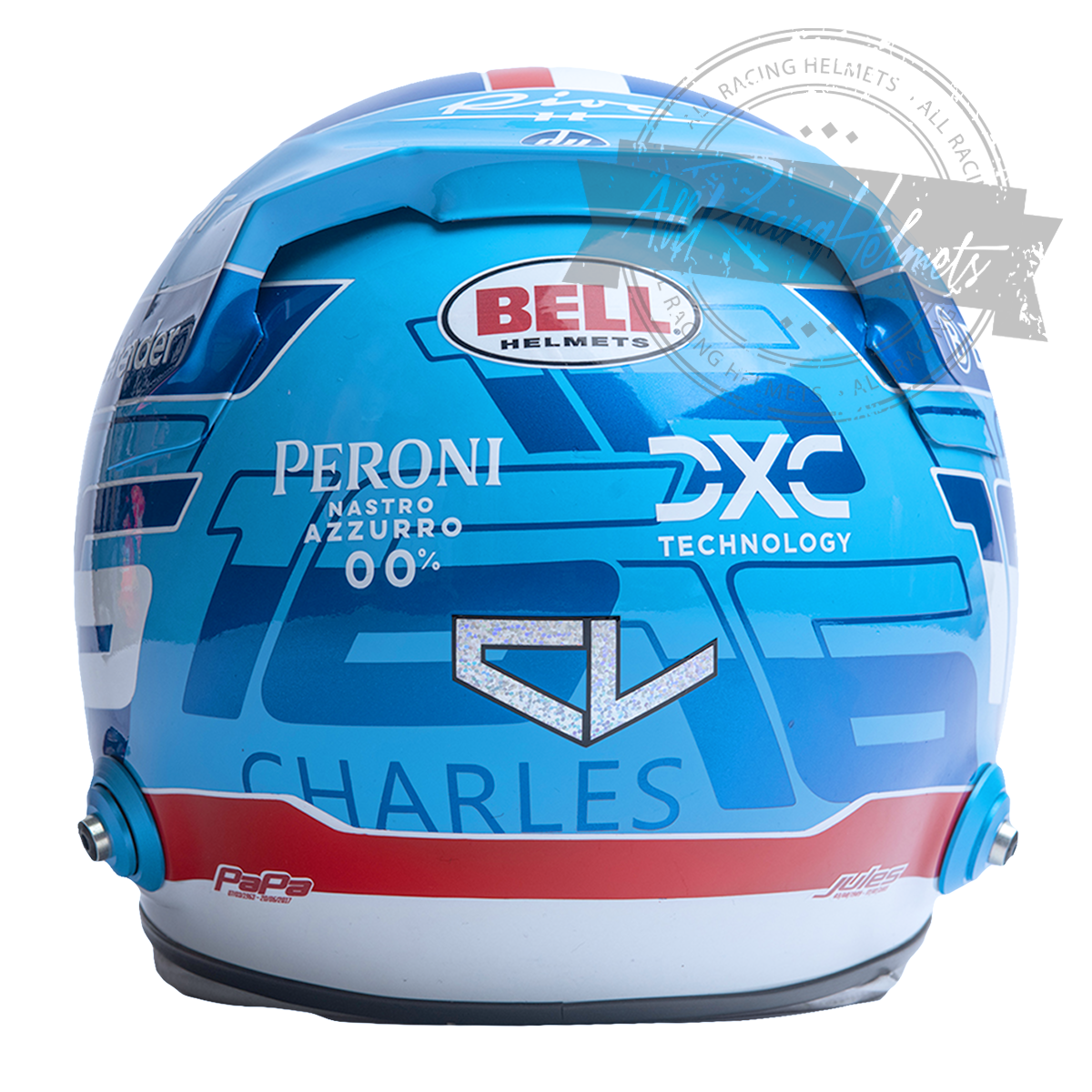 Casque Réplique Charles Leclerc 2024 GP Miami F1 Échelle 1:1