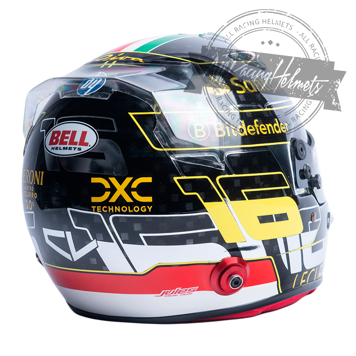 Charles Leclerc 2024 Monza GP F1 Replica Helmet 1:1 Scale