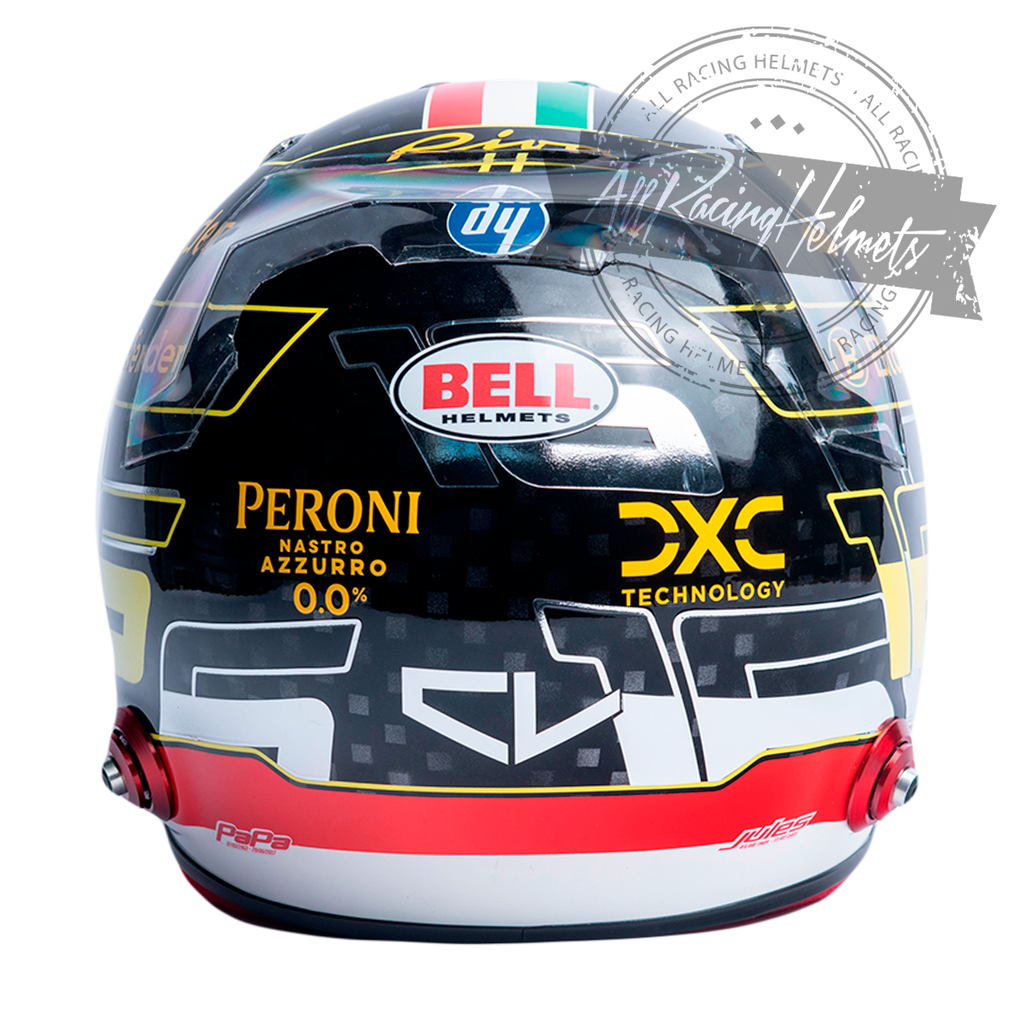 Scale Racing Helmets Charles Leclerc 2024 F1 Monza Grand Prix Replica Helmet Scale 1:1 – All ...