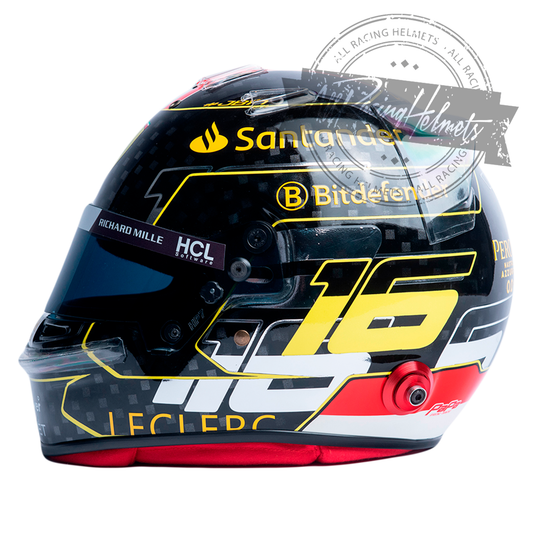 Casque Réplique F1 Charles Leclerc GP Monza 2024 Échelle 1:1
