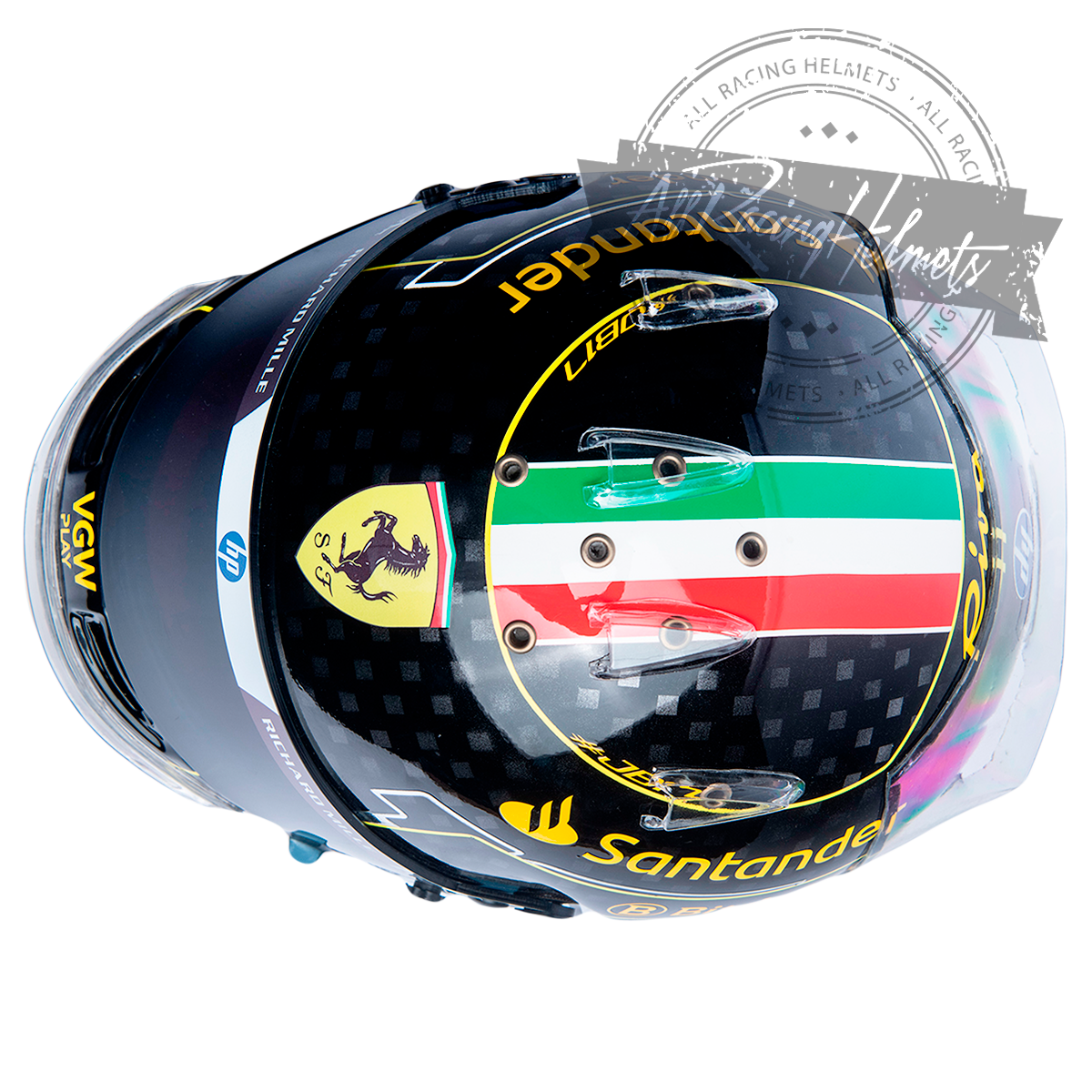 Charles Leclerc 2024 Monza GP F1 Replica Helmet 1:1 Scale