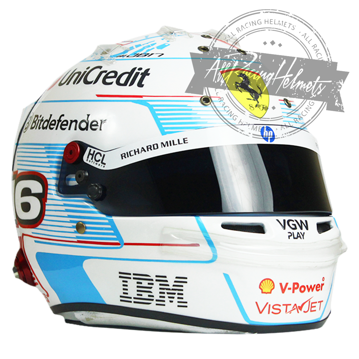 Charles Leclerc 2025 Monaco GP F1 Replica Helmet 1:1 Scale