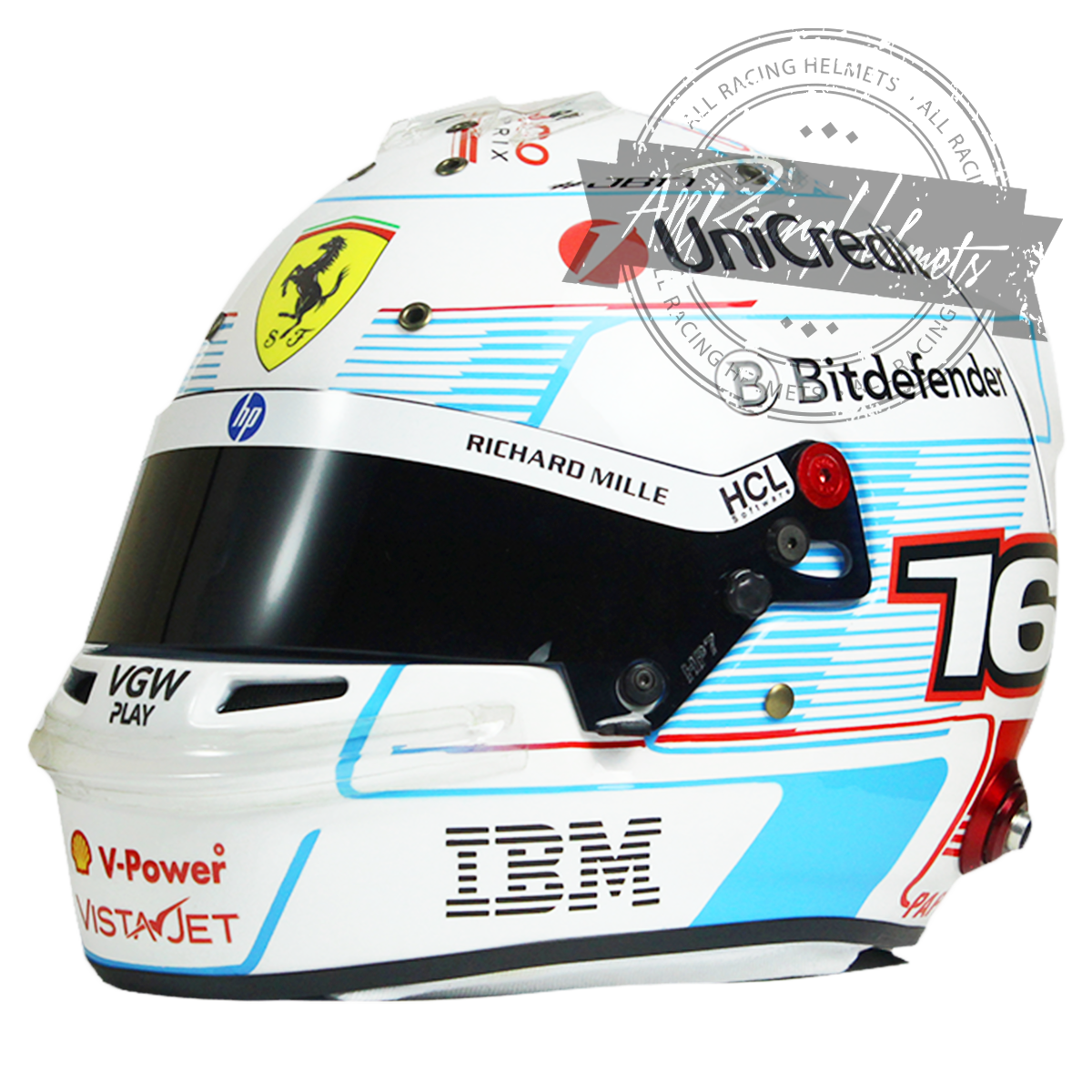 Charles Leclerc 2025 Monaco GP F1 Replica Helmet 1:1 Scale