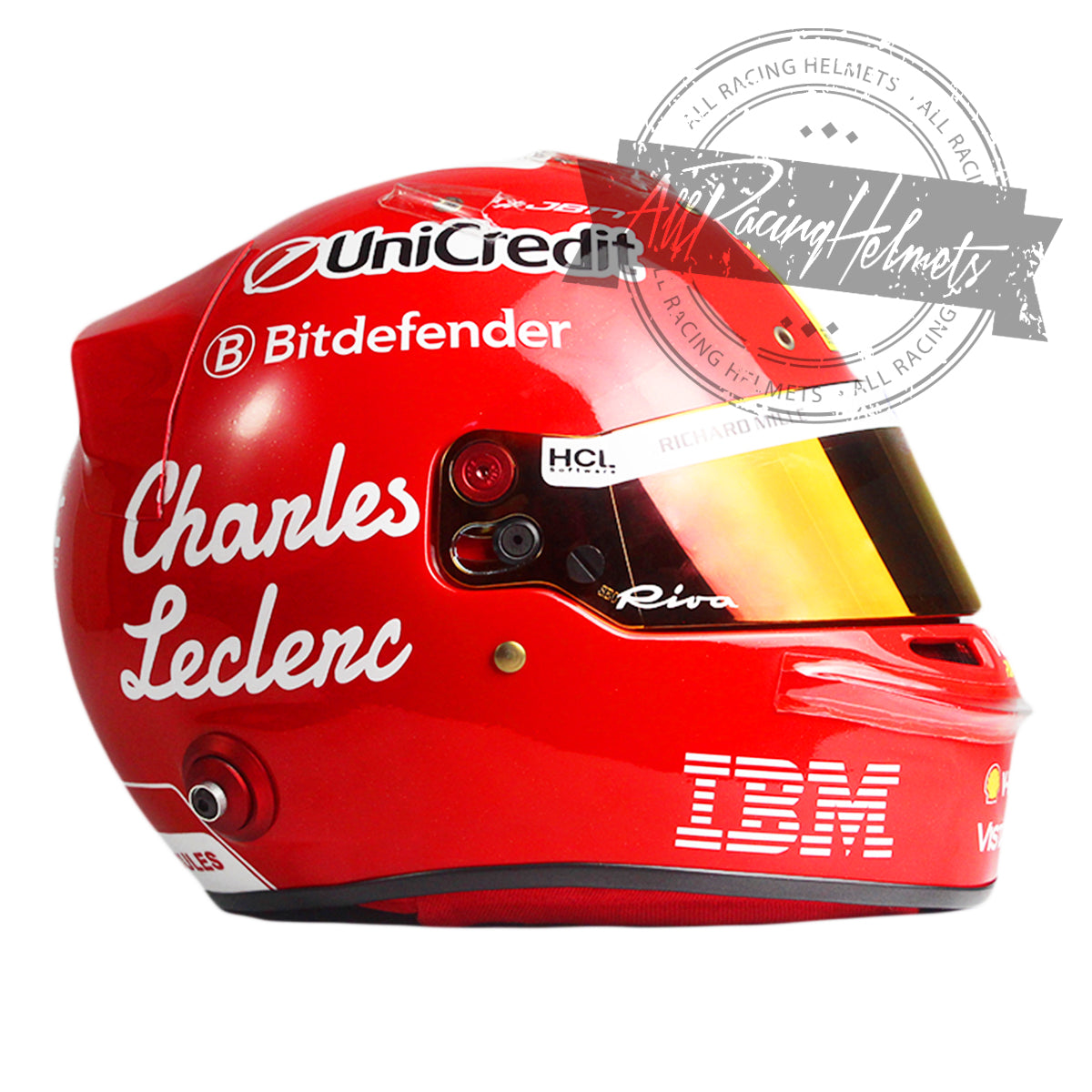 Casque Réplique F1 Charles Leclerc GP Monza 2025 Échelle 1:1