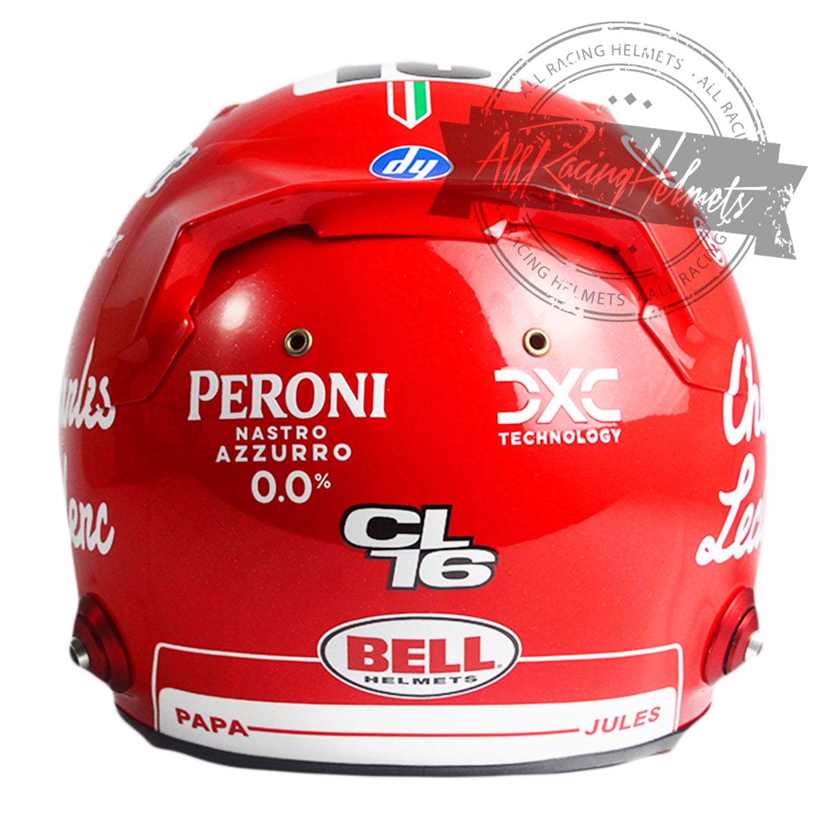 Charles Leclerc 2025 Monza GP F1 Replica Helmet 1:1 Scale – All Racing Helmets Charles Leclerc 2025 Monza GP F1 Replica Helmet 1:1 Scale – All Racing Helmets