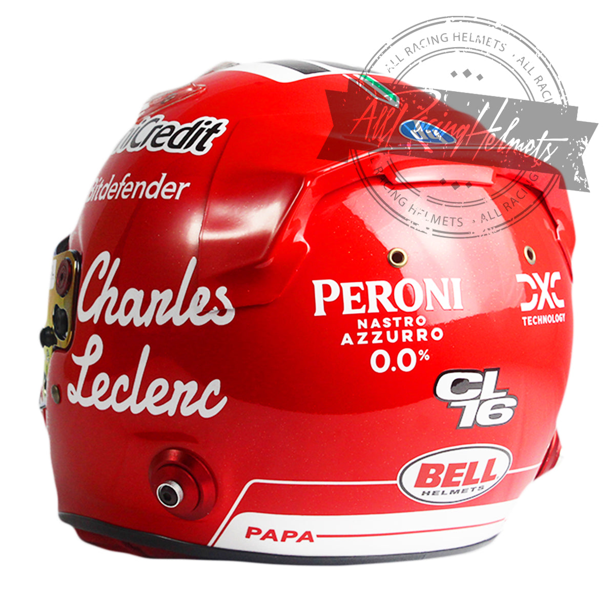 Casque Réplique F1 Charles Leclerc GP Monza 2025 Échelle 1:1
