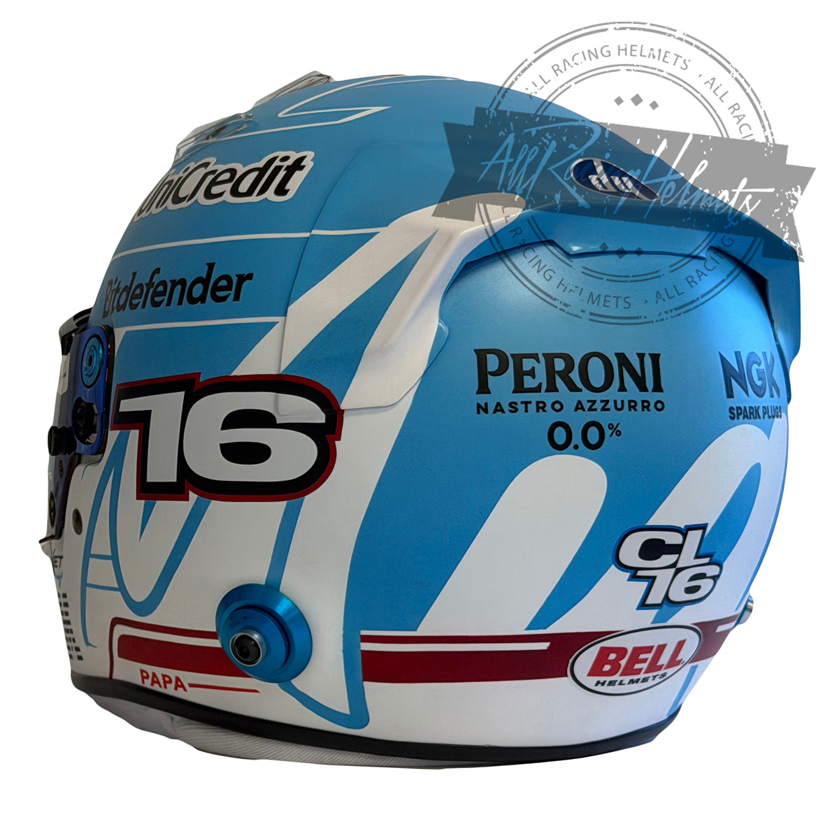 Casco Replica de Charles Leclerc F1 2026 Gran Premio de Monza Escala 1:1