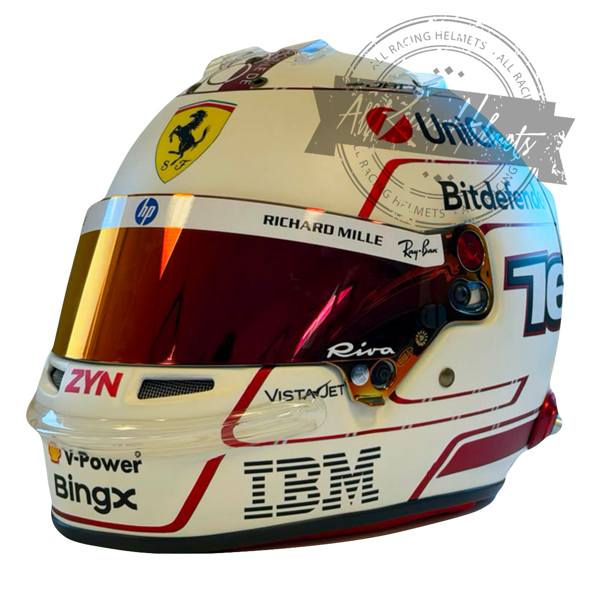 Charles Leclerc 2026 F1 Monaco Grand Prix Replica Helmet 1:1 Scale
