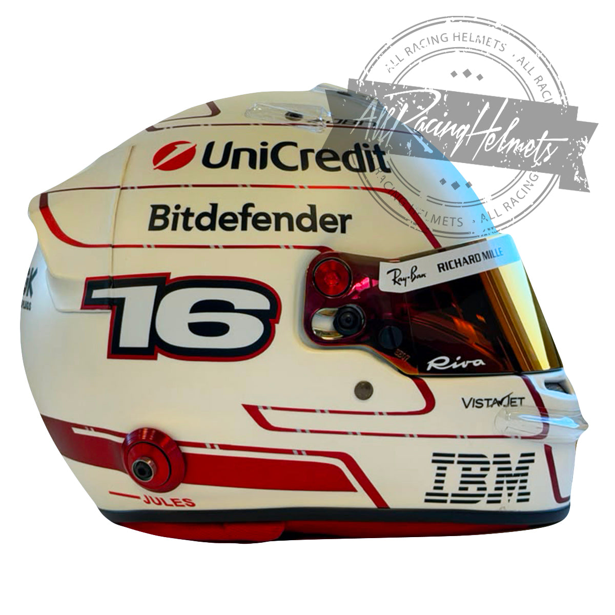 Charles Leclerc 2026 F1 Monaco Grand Prix Replica Helmet 1:1 Scale