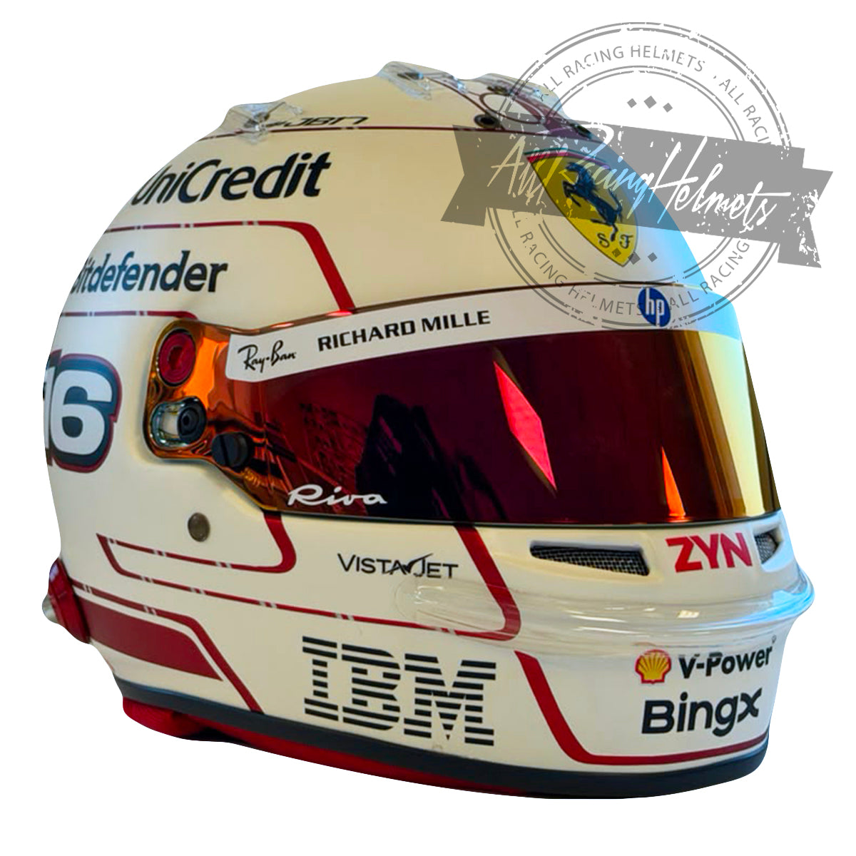Charles Leclerc 2026 F1 Monaco Grand Prix Replica Helmet 1:1 Scale